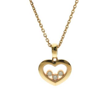 Chopard - Ketting met hanger roze goud