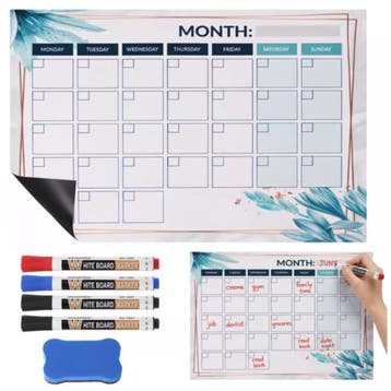 Ruhhy Koelkast planner 30 x 40 cm magnetisch met markers..., Ophalen of Verzenden, Nieuw