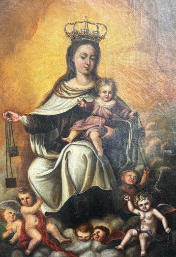 Spaanse school (XVIII) - Virgen del Carmen