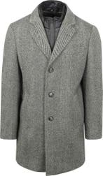 Suitable Coat Wol Pepita Pepper Grey maat 50 Heren, Nieuw, Suitable, Grijs, Verzenden