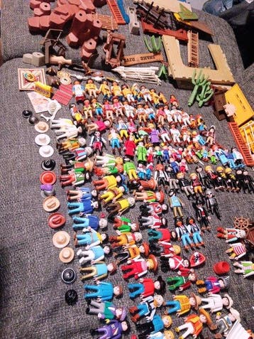 Playmobil - Playmobil Indianer Kinder Western Pferde -