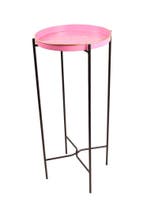 Bijzettafel Mica Decorations, Huis en Inrichting, Minder dan 55 cm, Metaal of Aluminium, Rond, Nieuw