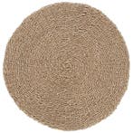 Bazar Bizar Het Sizali Tapijt – Naturel – 100 - Kleed -, Zo goed als nieuw, Beige, Overige vormen, 100 tot 150 cm