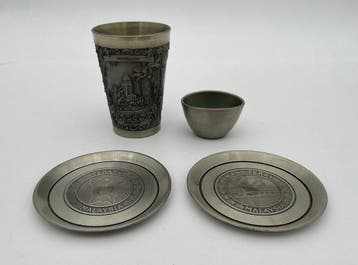 Kop en schotel - Tin