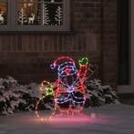 vidaXL Kerstman Licht met 168 LED Multikleur 58.5 x 60 x 1.3, Diversen, Kerst, Verzenden, Nieuw