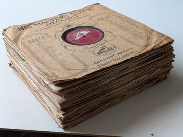 Collection of 35 78 RPM Records – Bing Crosby, Andrews, Nieuw in verpakking