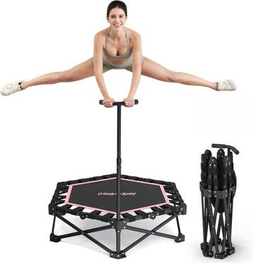 Mini trampoline opvouwbaar - 150kg belastbaar | 52% Korting, Rug, Overige typen, Ophalen of Verzenden, Zo goed als nieuw