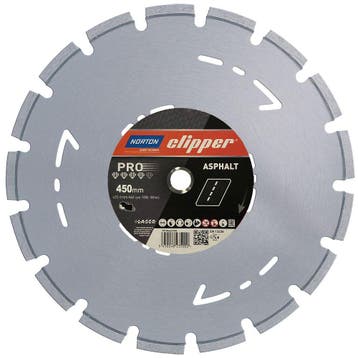 Diamantzaagblad Norton Clipper Pro Asfalt 450 x 25.4 mm, Ophalen of Verzenden, Overige typen