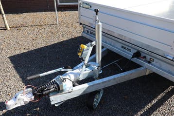 Hulco kipper BENAX 405x203cm 3-ASSER / tridem op voorraad, Auto diversen, Aanhangers en Bagagewagens, Ophalen, Nieuw