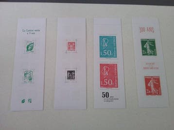 Frankrijk 2014/2022 - Collectie van Franse carnet-postzegels, Gestempeld