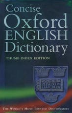 Concise Oxford English Dictionary: Thumb Edition Oxford, Verzenden, Zo goed als nieuw, Oxford