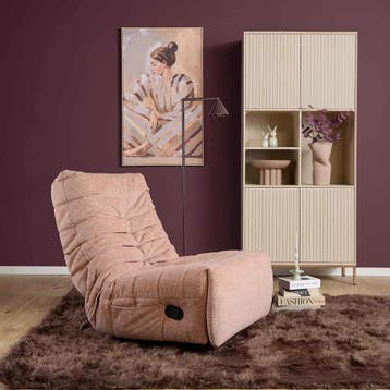 Relaxfauteuil Zen | Pink | Starfurn, Ophalen of Verzenden, Nieuw
