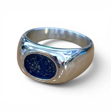 Gepersonaliseerd: Moedermelkring, asring, ring met haar, Nieuw, Dame of Heer