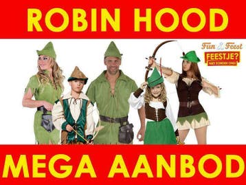 Robin Hood carnavalskleding- Mega aanbod Robin Hood kleding, Ophalen of Verzenden, Nieuw