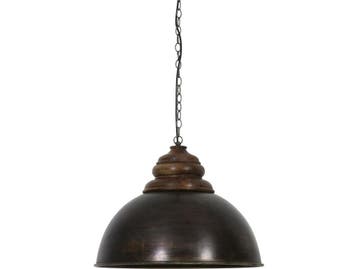 Light & Living Hanglamp Leia - Hanglamp - Ø52cm - Zwart -, Verzenden, Nieuw