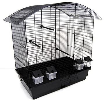 Vogelkooi Ula – Zwarte Binnenkooi voor Parkieten en Kanari, Verzenden, Nieuw, Overige materialen, Vogelkooi