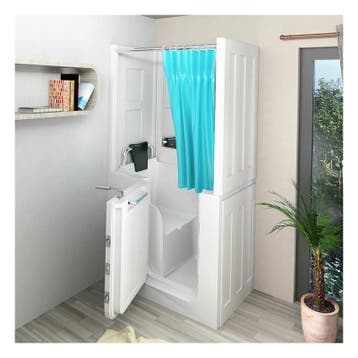 Instapbad Zitbad Hydro Links Met Douche Opbouw 110X68X114, Ophalen of Verzenden, Nieuw