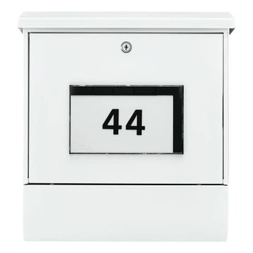 Burg-Wächter Malaga 4400 W brievenbus met huisnummer LED, Verzenden, Nieuw
