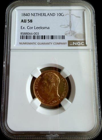 Nederland. Willem II. 10 Gulden 1840, Postzegels en Munten