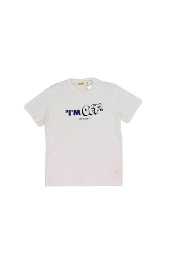 Off-White T-shirt Jongens in maat 164 Wit, Verzenden, Zo goed als nieuw, Off-White, Jongen of Meisje