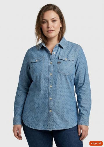 G-Star Raw Casual overhemden Dames maat  Blauw Vintage, Ophalen of Verzenden, Nieuw