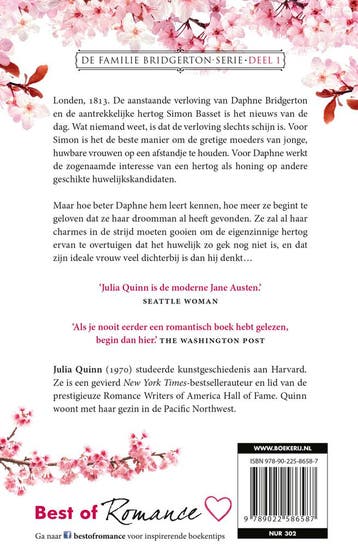 De ongetrouwde hertog / Bridgerton / 1 9789022586587, Verzenden, Gelezen, Julia Quinn