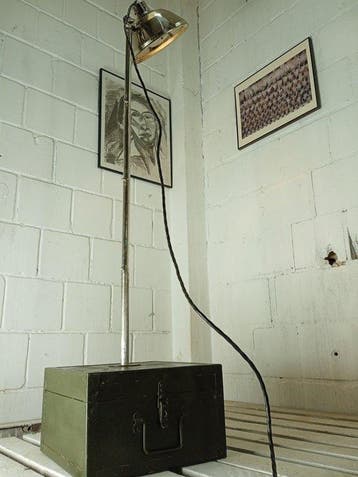Famed - Staande lamp - Staal, Messing, Vernikkeld messing,