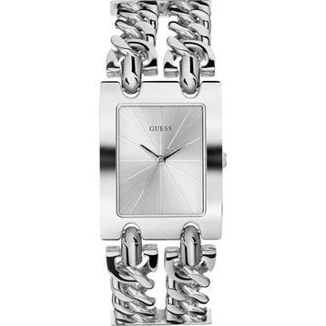 GUESS dameshorloge RVS - Zilverkleurig - 30 mm (Horloges), Verzenden, Nieuw