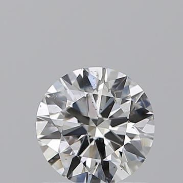 1 pcs Diamant (Natuurlijk) - 0.70 ct - Rond - G - SI2 -, Nieuw