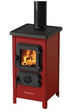 FUNNY houtkachel rood, Ophalen of Verzenden, Nieuw, Hout, Vrijstaand