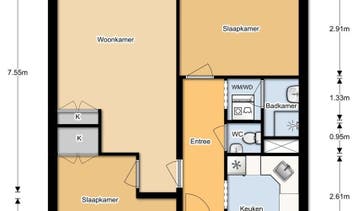 Te Huur 3 Kamer Appartement Ierlandstraat In Haarlem, Direct bij eigenaar, Noord-Holland, Appartement, Haarlem