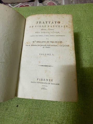 Jean-Joseph-François Rolland de Villargues - Trattato de