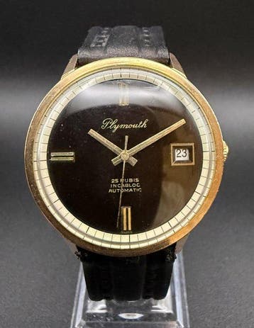 Plymouth - Automatic cal. ETA 2472 - 25 Jewels - Incabloc -, Sieraden, Tassen en Uiterlijk, Horloges | Heren, Nieuw