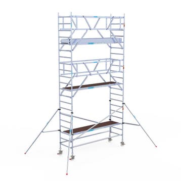 Rolsteiger Professional 90x305 7,2m werkhoogte vrijstaand, Doe-het-zelf en Verbouw, Verzenden, Nieuw, Rolsteiger of Kamersteiger