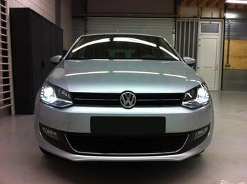 VW Polo 6R  GTI LED DRL xenon look koplampen, Auto-onderdelen, Verlichting, Verzenden, Nieuw