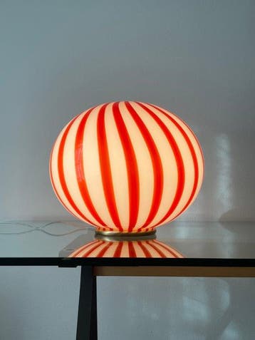 MIMU interior - Tafellamp - RODE FILIGRANA STRIPES TAFELLAMP