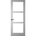 Weekamp binnendeur WK6518-C 88x231,5 (Stomp, Blankglas), 80 tot 100 cm, 215 cm of meer, Binnendeur, Nieuw