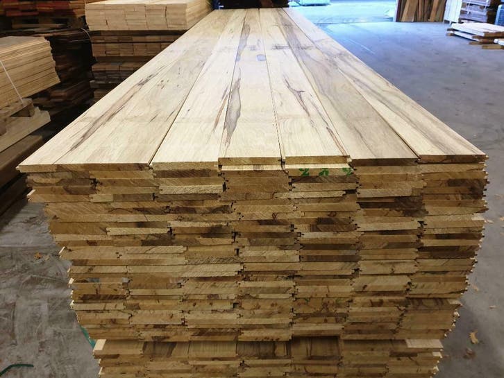 AFRIKAANS EIKEN !! unieke vloerdelen!! NIEUWE AANVOER 01/07, Doe-het-zelf en Verbouw, Hout en Planken, Overige houtsoorten, 300 cm of meer