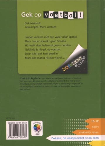 Gek op voetbal! / Zoeklicht Dyslexie 9789048728381, Boeken, Kinderboeken | Jeugd | onder 10 jaar, Verzenden, Gelezen, Dirk Nielandt