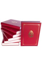 Boek van Sinterklaas Luxe Fluweel Sint Boek Velours Rood Gou, Ophalen of Verzenden, Nieuw