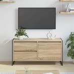 vidaXL TV-kast met lade Sonoma 100 x 36 x 49.5 cm Bewerkt, Minder dan 50 cm, Verzenden, Nieuw, Minder dan 100 cm
