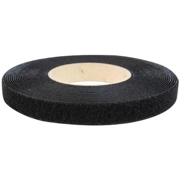 Klittenband - 25 Meter Zwart - 20mm Zelfklevend Acryl Lus Za, Ophalen of Verzenden, Nieuw