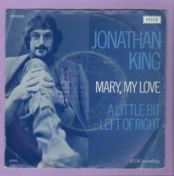 Jonathan King – Mary, My Love / A Little Bit Left Of Right (, Cd's en Dvd's, Ophalen of Verzenden, Nieuw in verpakking