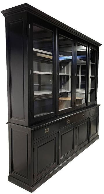Buffetkast Dronten zwart - grijs 250 x 240cm, Ophalen of Verzenden, Nieuw