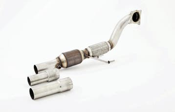 VW Polo 6R WRC 76mm Downpipe met 200 cels HJS Sport-Kat., Ophalen of Verzenden, Nieuw
