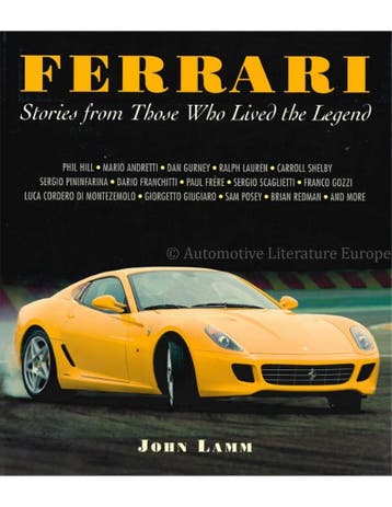 FERRARI, STORIES FROM THOSE WHO LIVED THE LEGEND, Nieuw, Ferrari, Author
