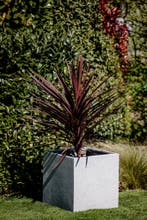 Cube L 60x60x60 cm Grey, Tuin en Terras, Verzenden, Nieuw, Vierkant, Beton