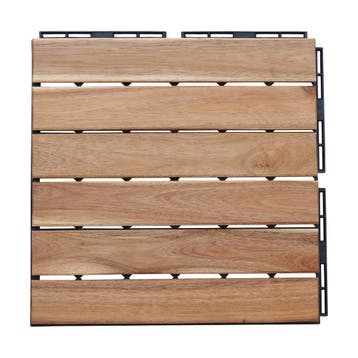 Houten terrastegels Alliste vlonder set van 10 acacia 0,9 m², Verzenden, Nieuw