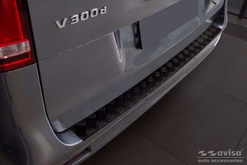 Zwart Aluminium bumperbescherming Mercedes Vito W447, Ophalen of Verzenden, Nieuw