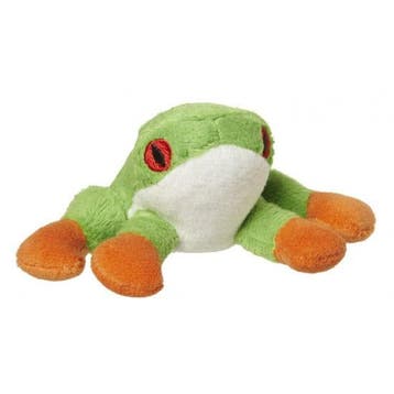 Nature Planet boomkikker knuffel - pluche - 10 cm - kikkers, Verzenden, Nieuw